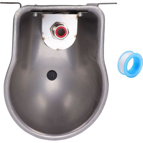 Bol d'eau automatique pour moutons, distributeur d'abreuvoir en acier inoxydable pour veaux de chèvre (1/5)