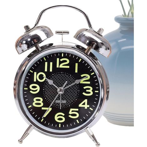 Réveil Mécanique Montre Vintage Silencieuse 7,6 Cm (1/5)