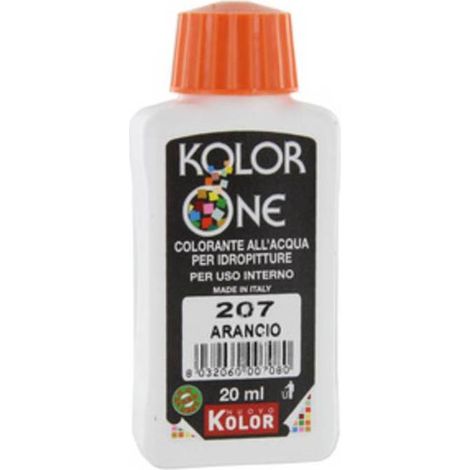 12 x COLORANTE KOLOR ONE 20 ML ARANCIO 207