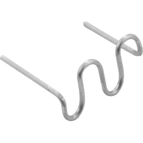 Agrafes ondulées pour réparation de plastique, 1000 pièces, agrafes à chaud pour réparation de carrosserie de pare-chocs, 0.8mm S Wave St (1/2)