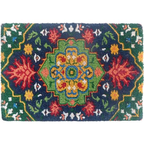 Fußmatte aus Kokosfaser mit orientalischem Muster 60 cm (1/3)