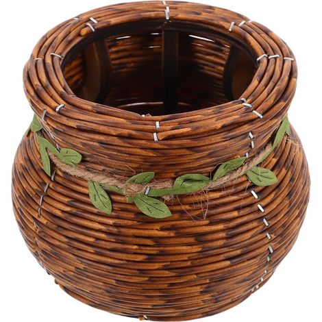 Pflanzkorb aus Kunststoff Rattan dekorativer