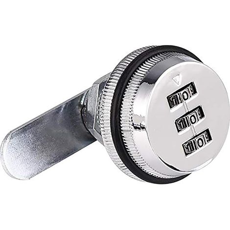 3 Digit Combination Padlock 30mm Zinc Alloy Security Drawer Door Mailbox Glass Cabinet Safe (1/5)