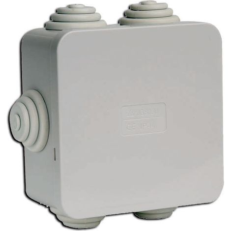 Boîte étanche carrée 85x85x45 mm avec pression