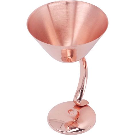 Lot de 4 Verres à Martini en Acier Inoxydable 150ml, Couleur Cuivre Doré, Accessoires de Bar pour Cocktail (1/5)