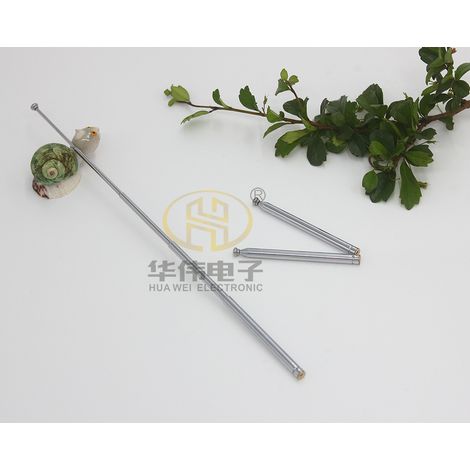 HW internal antenna, telescopic antenna, Bluetooth speaker antenna, radio antenna, 5252-5 sections, 60mm retraction, 195mm extension. (1/2)