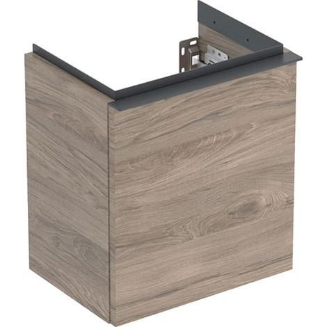 GE iCon mobiletto sottolavabo per HWB, 1 anta sinistra 37x41,5x27,9cm, noce hickory/granito Lava