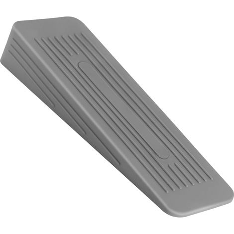 1 Pack Durable Heavy Duty Non-Slip Rubber Door Stop, Ideal for All Surface Types, Grey Interior Door Wedges (1/5)