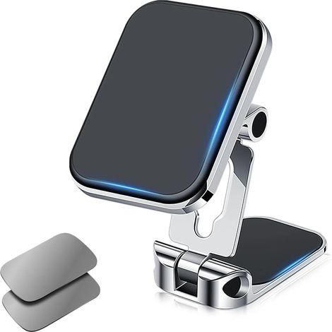 Magnetische Autohandyhalterung, 360° drehbare Magnethalterung, starker Saugnapf, vibrationsdämpfende magnetische Autohandyhalterung