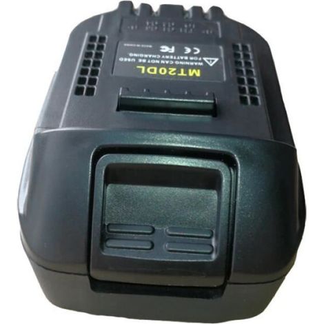Adaptateur Batterie - Pour Batteries Li-Ion Dewalt 20V Et Makita 18V - Compatible BL1830 BL1860 BL1815 - Noir - 1 Pièce (1/4)