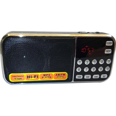 L-088AM Double Band Rechargeable Portable mini Radio AM FM Récepteur (1/5)