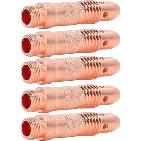 Lot de 5 corps de pince haute résistance standard professionnels pour torche de soudage TIG, compatibles avec les modèles WP 17, 18 et 26. (1/5)