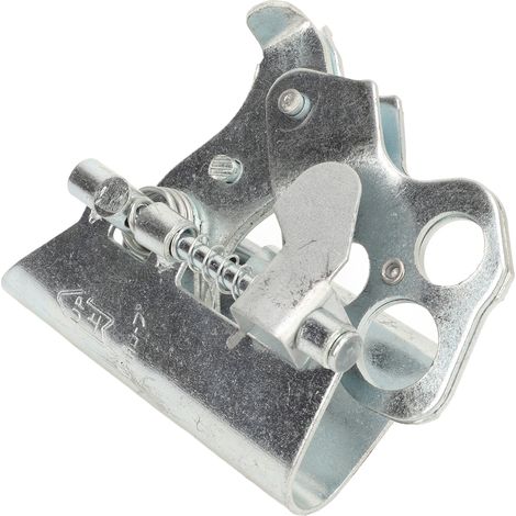 Bloqueur de corde autobloquant pour la protection antichute, idéal pour l'escalade et le sauvetage en extérieur. Grande capacité de charge. Acier galvanisé 18-28 mm. (1/5)