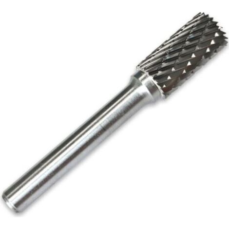 Fraise cylindrique en carbure de tungstène avec pointe de coupe (1/4)