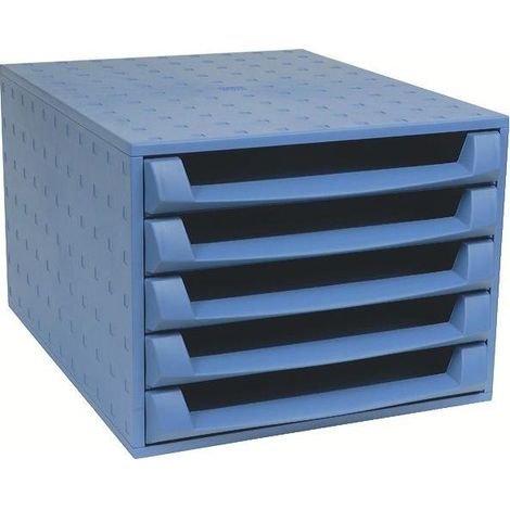 Exacompta 221101D bac de rangement de bureau Polypropylène (PP) Bleu
