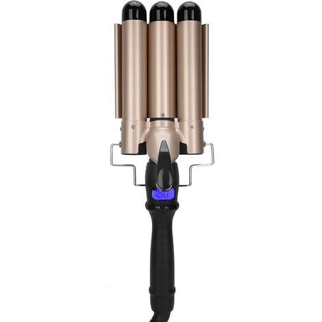 Fer à friser électrique professionnel 28mm, lisseur boucleur cheveux, outil de coiffage salon, prise UE 110-240V, pour coiffure durable. (1/5)