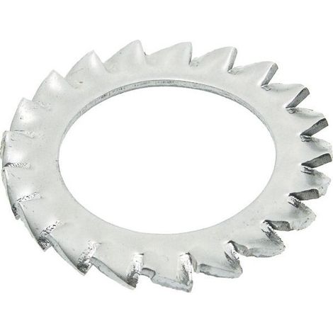 Scheibendichtung außen ZG DIN 6798 BTE AZ 6x11 B400 Fächer