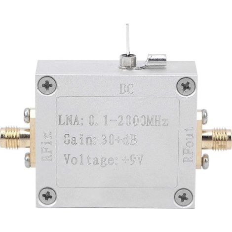 Amplificateur RF à large bande et à faible bruit, module d'amplification haute fréquence, composants électroniques (1/4)