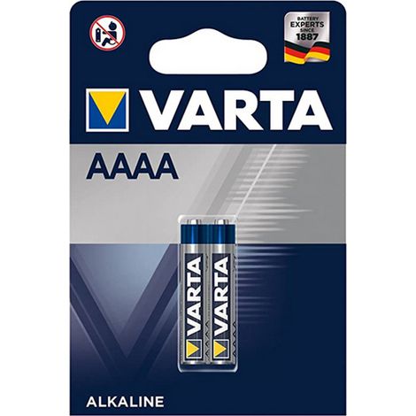 Batteria Varta 1,5V AAAA Mini Alcalina confezione da 2 pile