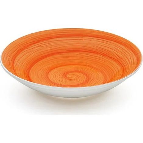 Tiefen Teller mandarin memento aus handbemalter Keramik Ø 23,5 cm