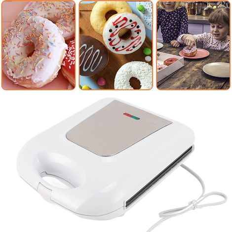 Mini-Donut-Maker – 1400 W Mini-Donut-Maker mit 16 Mulden, Edelstahl, antihaftbeschichtet, elektrisch – 1400 W Mini-Elektro-Donut-Maker mit 16 Mulden, Edelstahl (1/5)