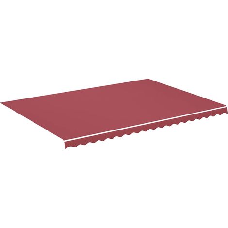 Maison Exclusive - Tessuto di Ricambio per Tenda da Sole Rosso Borgogna 480x345 cm Poliestere (1/5)