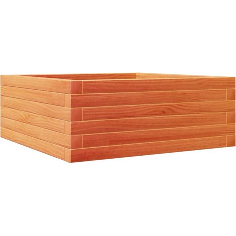 Maison Exclusive - Pflanzkübel Wachsbraun 60x60x23 cm Massivholz