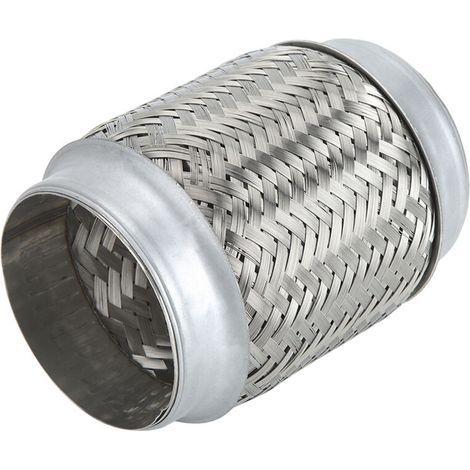 Tuyau d’échappement flexible en acier inoxydable 3,5 × 6 pouces, tube ondulé intérieur tressé haute résistance (1/5)
