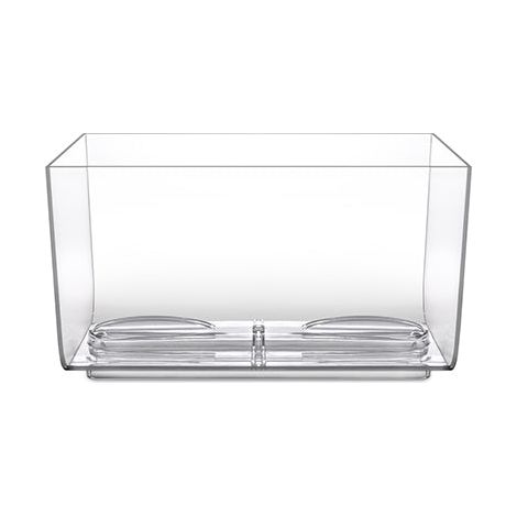 Brevetti WAF Station Bowl Spumantiera Modulabile 22 Lt Puro Acrilico Veroglas Trasparente (1/3)