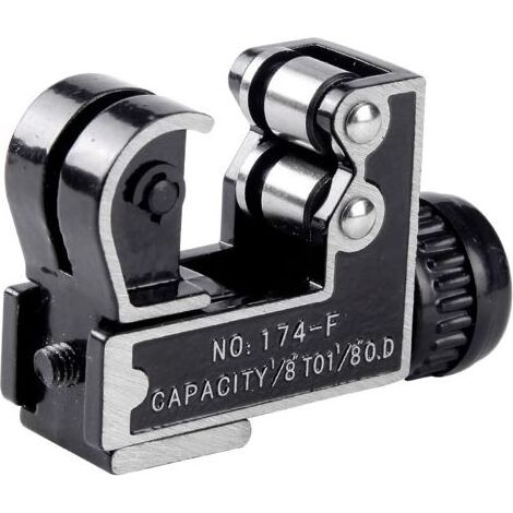 Coupe-tube réglable de 3 à 28 mm avec corps en alliage d'aluminium, mini outil de coupe de tuyaux en cuivre pour plomberie (1/5)