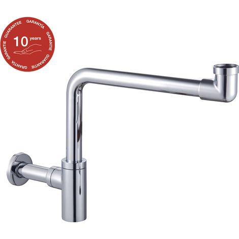 Siphon gain de place en laiton chromé SKY BATH (1/5)