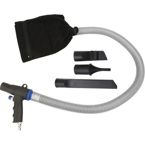 Druckluftpistole/Staubsauger, Aluminiumlegierungspistole für Industrieabfälle - Crezuo