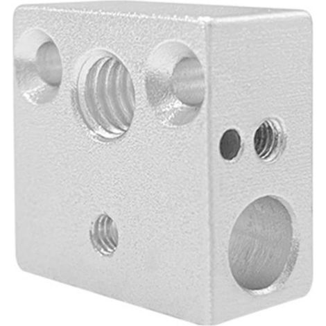 Blocco riscaldante hotend in alluminio per stampante ad alta temperatura, blocco riscaldante di ricambio per estrusore MK8, accessori hotend di facile installazione (1/5)