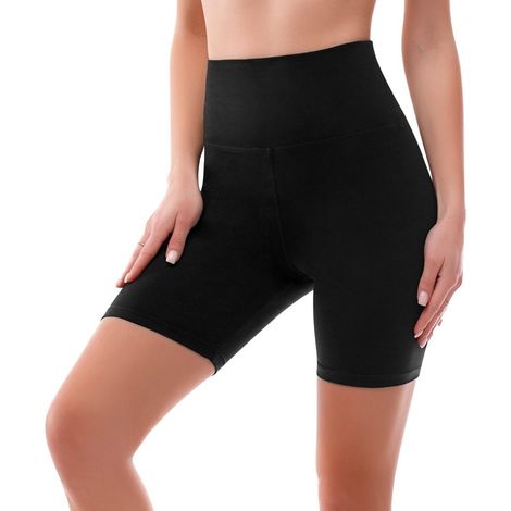 Damen-Radlerhose mit hoher Taille für Yoga und Fitness (1/5)