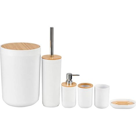Nouvel ensemble daccessoires de salle de bain 6 pices (1/5)
