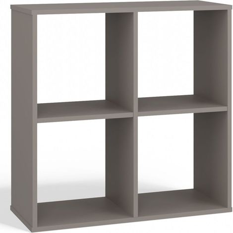 Selsey MALAX - Libreria con 4 ripiani - 74 cm - Grigio