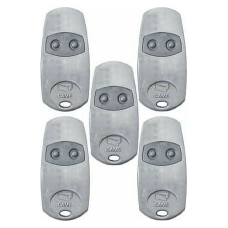 Neptune – Pack de 5 télécommandes Came TOP432EE – Fréquence fixe 433,92 MHz – 2 canaux – Portée 50-150 m – Alimentation 2 piles CR2016 (1/4)