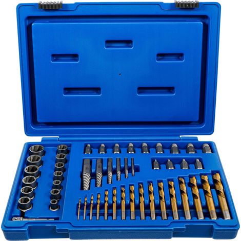 BGS  Extractor  de  tornillos  y  tuercas  con  brocas  izquierdas  2  18  mm  49  pzs  70329