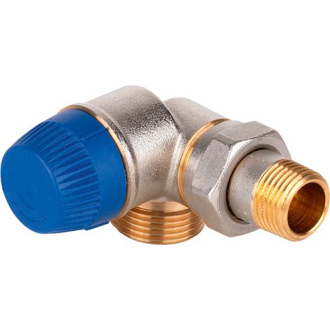 Vanne thermostatique combinée TRV ms vern. Wi-Eck gauche DN 15 AG