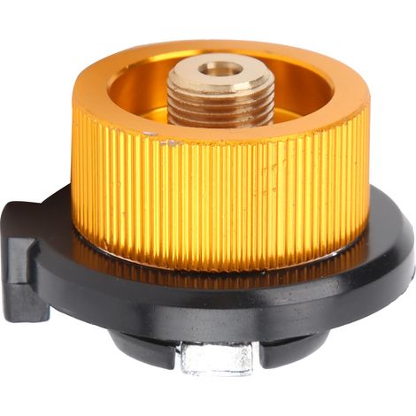 Adaptateur pour réchaud de camping à gaz butane pour bouteille de gaz longue, permettant de convertir la sortie de la valve de type Lindal. (1/5)