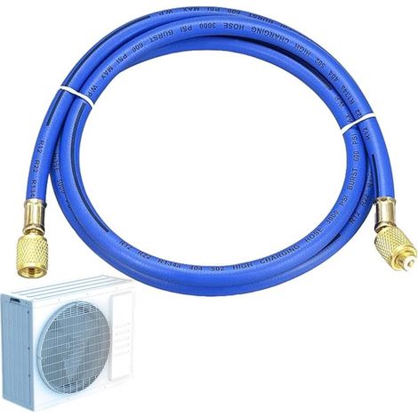 Tubo di ricarica del refrigerante per climatizzatori auto Tubo R134a da 150 cm per climatizzatore auto (1/5)