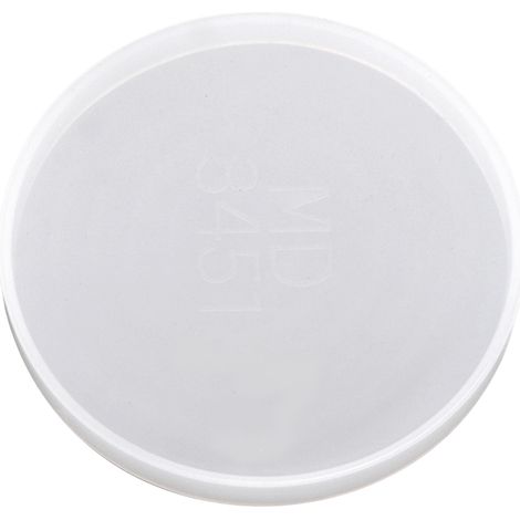 Moule à dessous de verre en résine, démoulage facile, élastique et réutilisable, coffret rond pour créer des sous-verres DIY, cadeaux de fête, moule résine rond MD3451, idéal pour loisirs créatifs. (1/5)