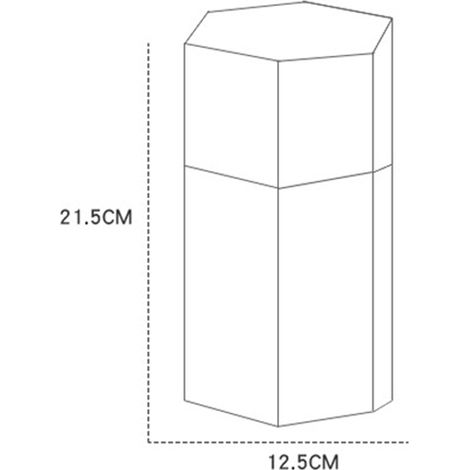 Étui de rangement pour pinceaux de maquillage, organisateur portable imperméable et anti-poussière, boîte de stockage de pinceaux cosmétiques pour femme, blanc, forme hexagonale (1/4)