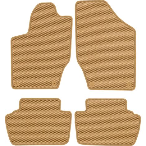 Peugeot 308 I (2007-2013). Tapis de sol dédiés - EVA beige alvéolé (1/5)