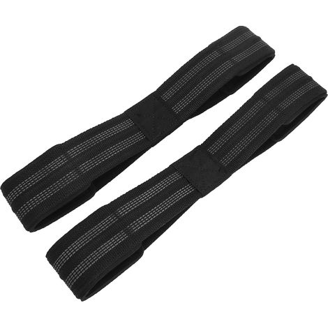 Lot de 2 bracelets de protection antidérapants pour le fitness, respirants et offrant un excellent soutien pour les mains. (1/5)