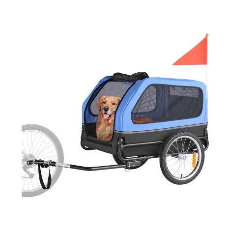 Remorque vélo pour chien - charge 40 kg porte animaux de (1/5)