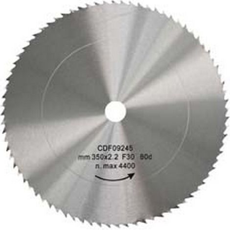 1PZ DISCO LAMA CIRCOLARE CROMO VANADIO DENTATURA NORMALE mm500 foro 30 denti 80