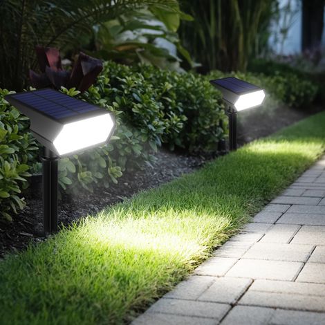 Applique murale solaire LED extérieure (lumière blanche), étanche, 2 modes de luminosité (1/5)