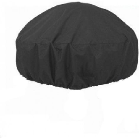 Grillabdeckung – Kochfeldabdeckung – Schutzhülle – Feuerkorbabdeckung – 80 x 65 cm – Polyester – mit Kordelzug – rund – staubdicht – wasserdicht – UV-beständig – reißfest (1/4)