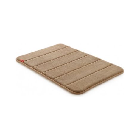 TAPIS DE BAIN BEIGE EN MICROFIBRE - 60X40 CM (1/4)